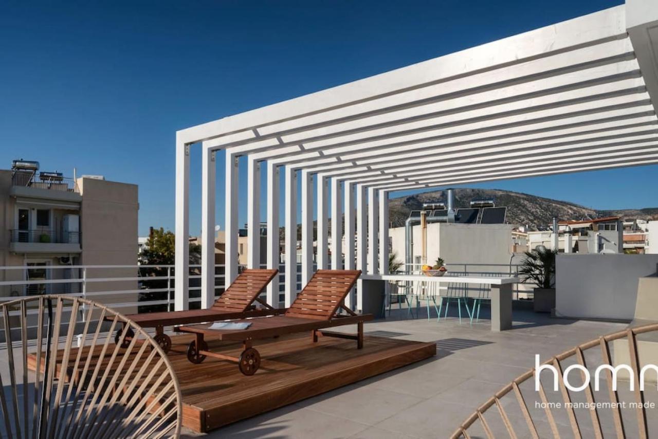 Brand New Homm Penthouse In Ano Glyfada, Dilou Apartment Atena Exterior foto